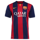 CAMISOLA RETRO DO BARCELONA 14/15 VERMELHO E AZUL