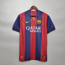 CAMISOLA RETRO DO BARCELONA 14/15 VERMELHO E AZUL