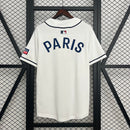 CAMISOLA DE BASEBOL DO PSG 25/26 BRANCO