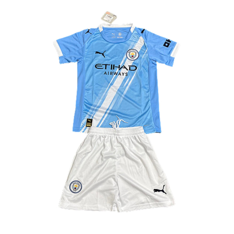 KIT CRIANÇA DO MANCHESTER CITY 26/27 AZUL