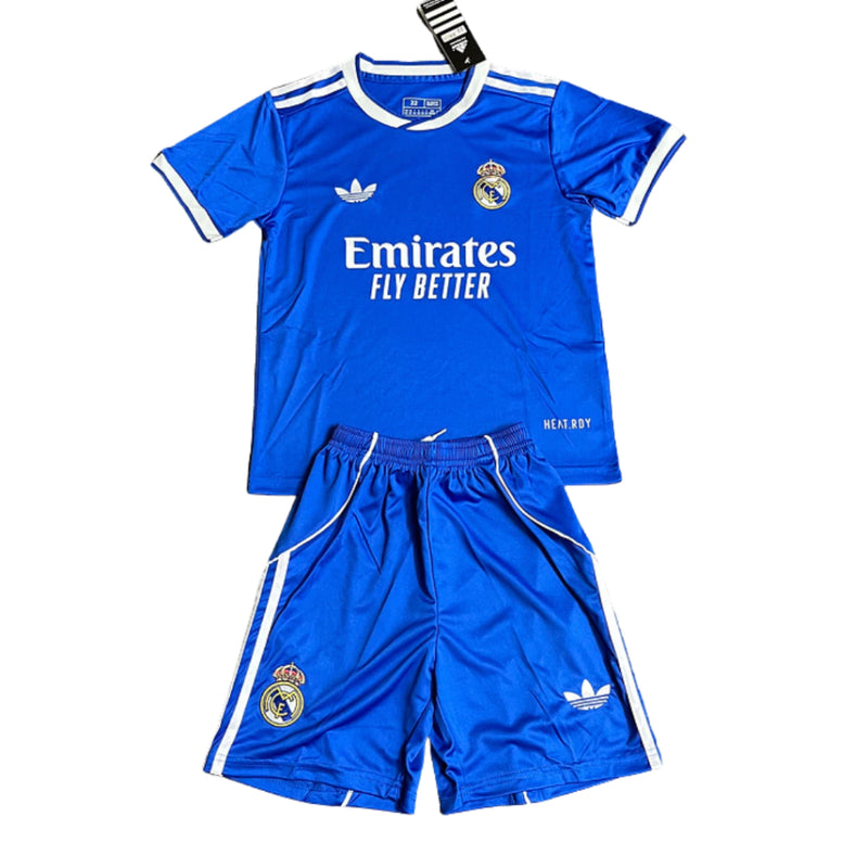 KIT CRIANÇA DO REAL MADRID 26/27 AZUL
