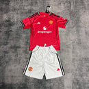 KIT CRIANÇA DO MANCHESTER UNITED 26/27 VERMELHO