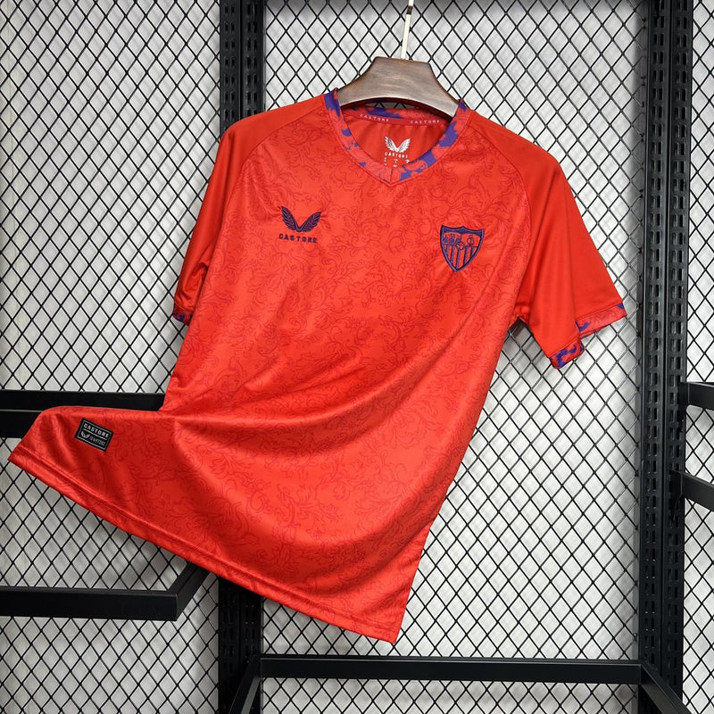 CAMISOLA DO SEVILLA 25/26 VERMELHO