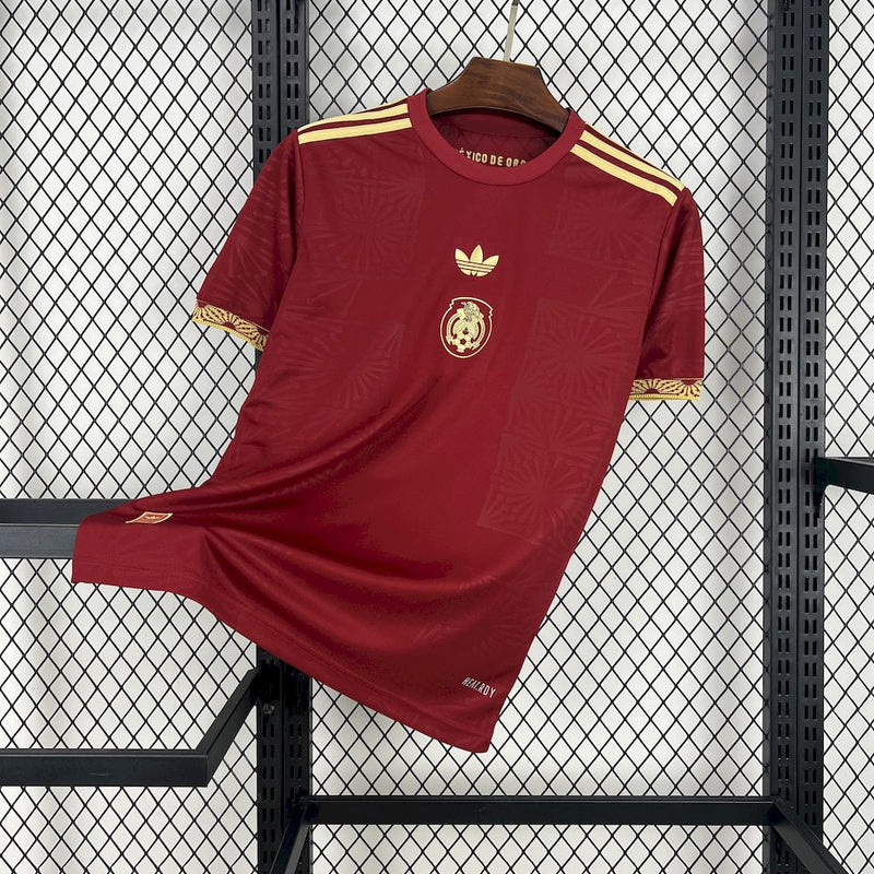 CAMISOLA DA SELEÇÃO DO MEXICO 25/26 VERMELHO