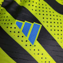 CAMISA VERSÃO PLAYER DO ARSENAL 23/24 VERDE NEON E PRETO