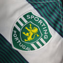 CAMISA RETRÔ DO SPORTING 01/03 BRANCO E VERDE