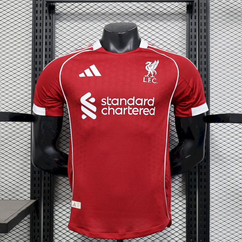 CAMISOLA VERSÃO PLAYER DO LIVERPOOL 25/26 VERMELHO