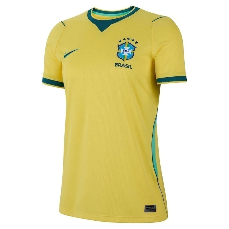 CAMISOLA FEMININA DO BRASIL 26/27 AMARELO