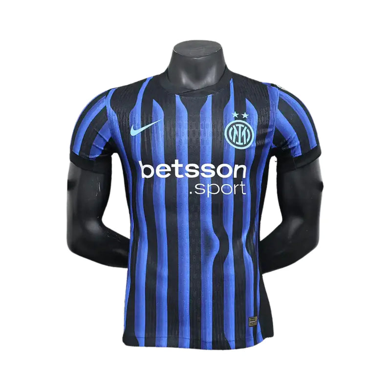 CAMISOLA VERSÃO PLAYER DO INTER DE MILAN 26/27 AZUL E PRETO