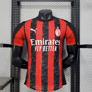 CAMISOLA VERSÃO PLAYER DO MILAN 25/26 VERMELHO E PRONTO