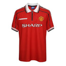 CAMISOLA RETRO DO MANCHESTER UNITED 98/99 VERMELHO
