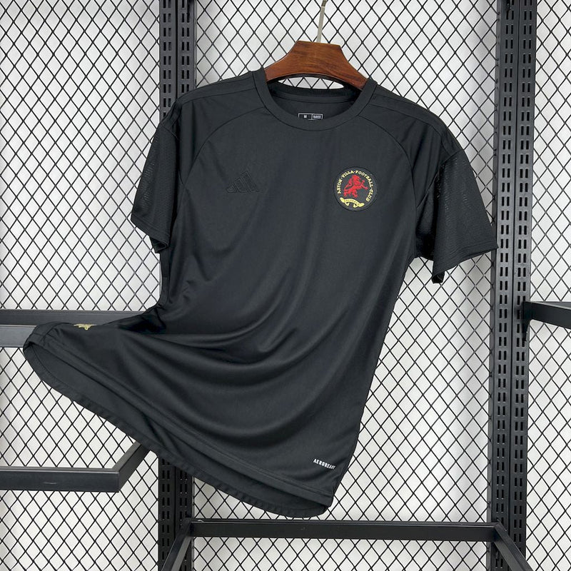 CAMISOLA DO ASTON VILLA 25/26 PRETO EDIÇÃO ESPECIAL